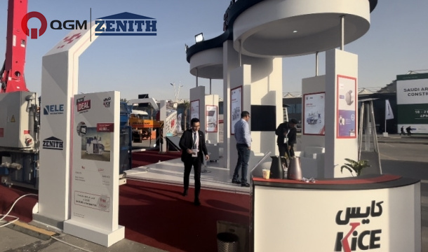 QGM-ZENITH Block Machine  Attended 2023 Saudi Big 5 Exhibition