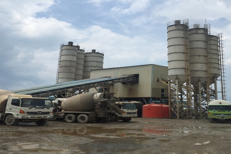 Indonesia_HZS120 Concrete Batching Plant