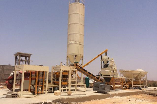 Senegal-QT6 Cement Bricks Machine